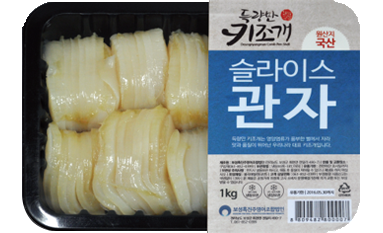 키조개 관자 슬라이스 1kg